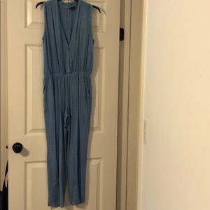 Chambray jumpsuit